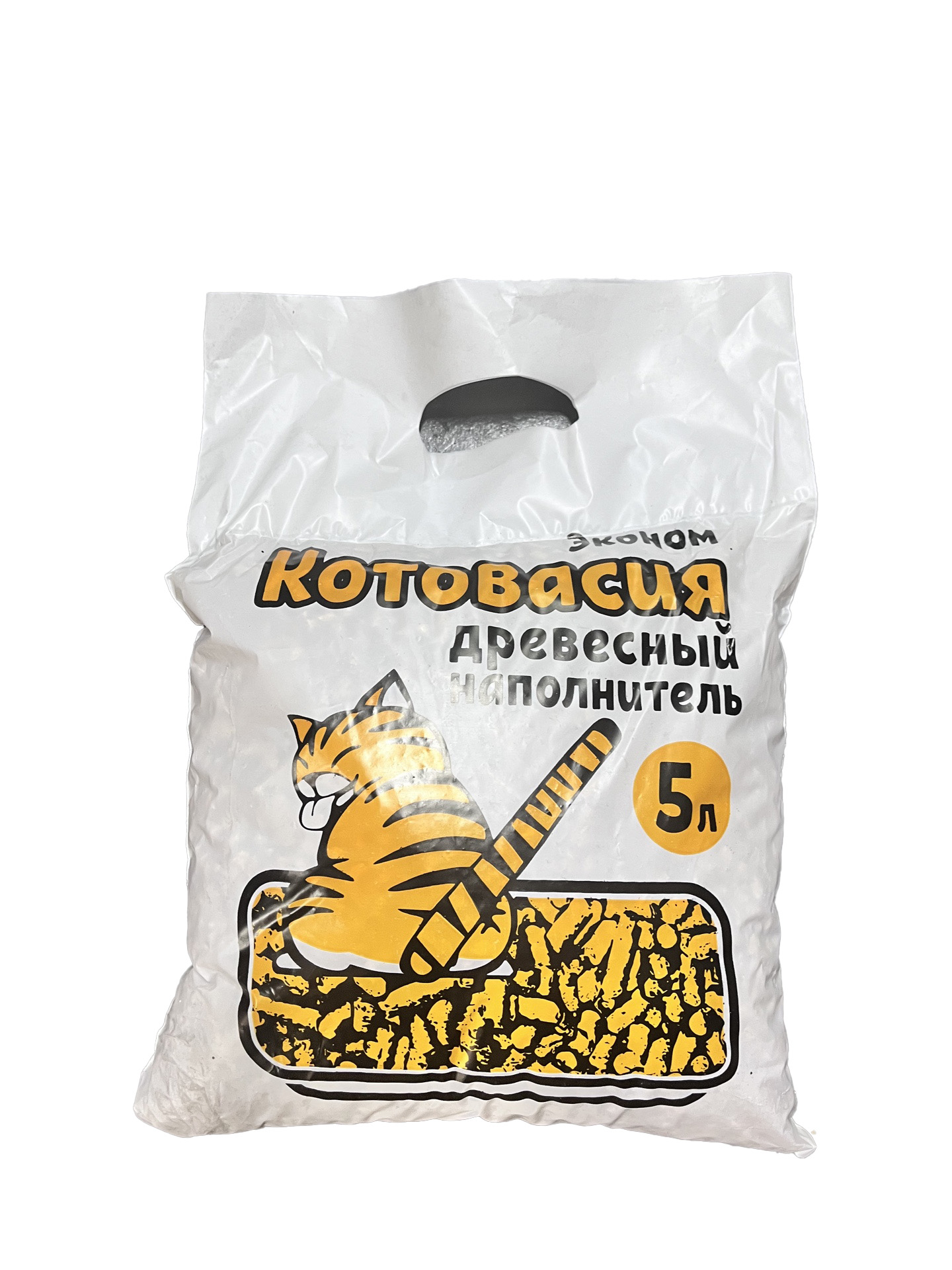 Наполнитель древесный КОТОВАСИЯ 5л