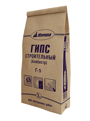 Алебастр Г-5 5 кг уп/5шт