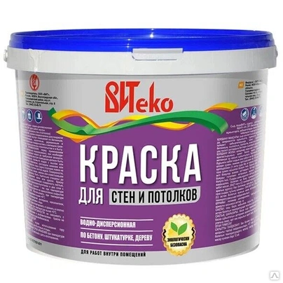 Краска ВДКЧ"Н"-201 интерьерная, ВИТеко 6 кг (ведро) уп/1шт
