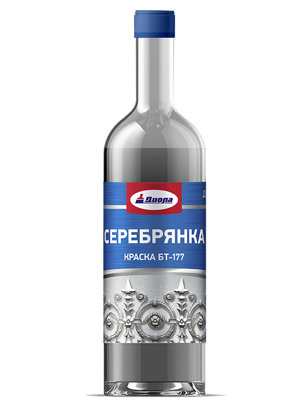 Краска "Серебрянка" Д-513 0.5 л уп/12шт