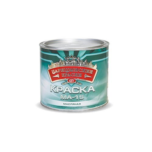Краска масл. зеленая МА-15  0,8 кг Царицынские краски