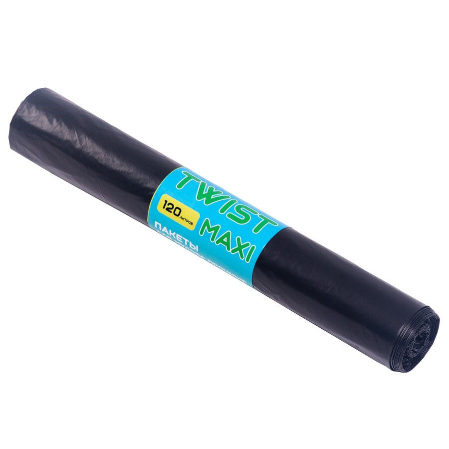 Мешок для мусора в рулоне TWIST MAXI 160л (850*1050*0,030мм)
(10рул/уп) (Мешок для мусора в рулоне