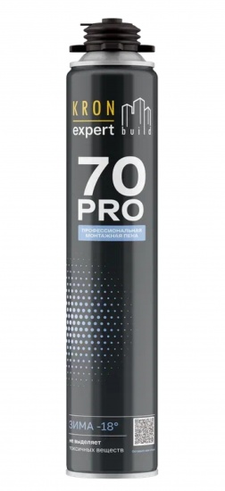 Профессиональная монтажная пена KRONbuild Зима Pro 70