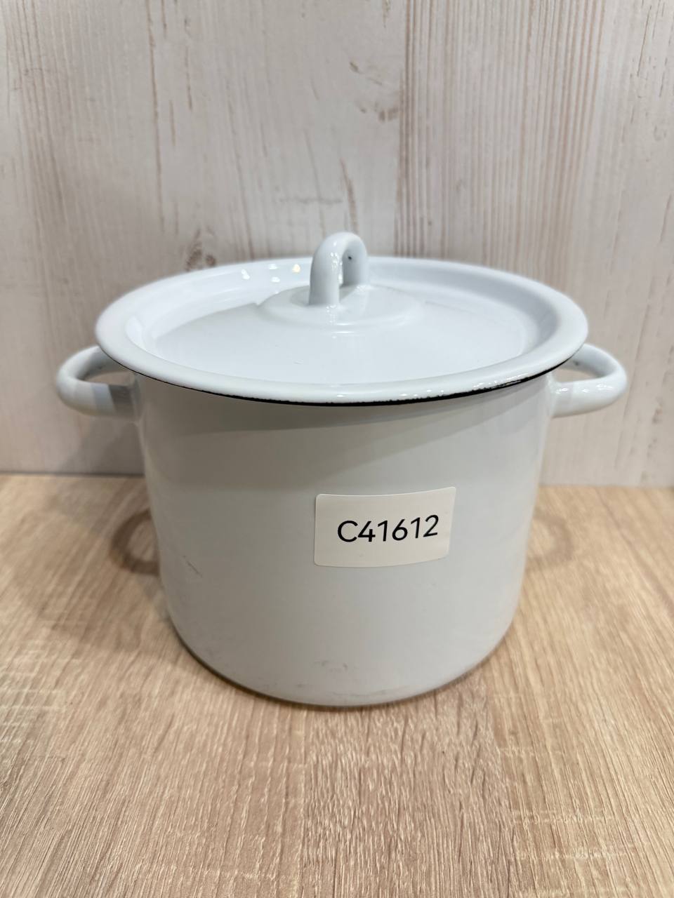 Кастрюля  3,5л цил белая