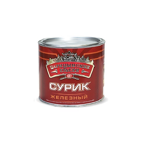 Сурик железный МА-15  1 кг. Царицынские краски уп/14шт