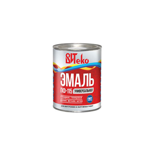 Эмаль салатная ПФ 115 ВИТЕКО  2,6 кг. ВИТЕКО алкидные уп/6шт